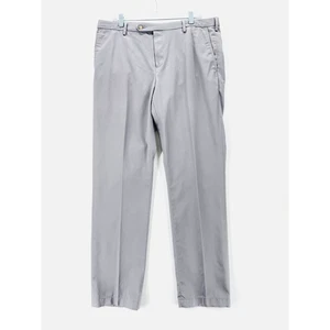 Jos A Bank Mens Traveler Pants Size 36W x 32L Gray Tailored Fit - Picture 1 of 7