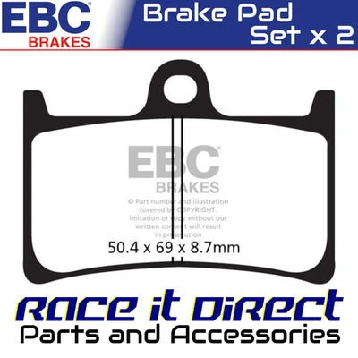 Pastillas de freno delanteras EBC Yamaha YZF 1000 R THUNDER ACE 1996-2001 Foto 1 de 4