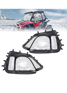 KEMIMOTO Polaris Soft Upper Doors Fit w/Side Mirrors and Windshields, *NEW* - Foto 1 di 5
