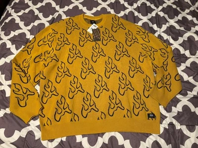 Vans Blaze Crew Neck Pullover Sweater Long Sleeves Men's Size XL Yellow Blue - Image 1 of 4