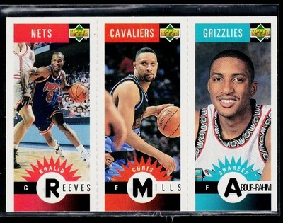 1996-97 Coll ChoiceMini-Cards M144/M105/M175K Reeves / C Mills / Shar Ab-Rahim - Image 1 of 2