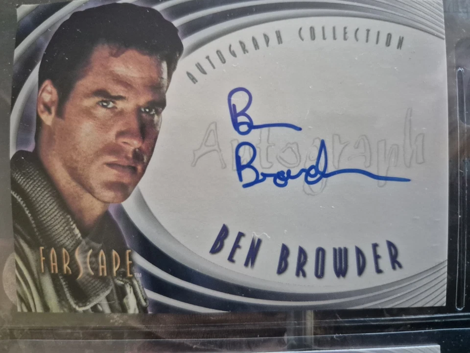 Farscape Ben Browder as John Crichton Autograph Auto Card A1 Rittenhouse 2000 - Image 1 of 2