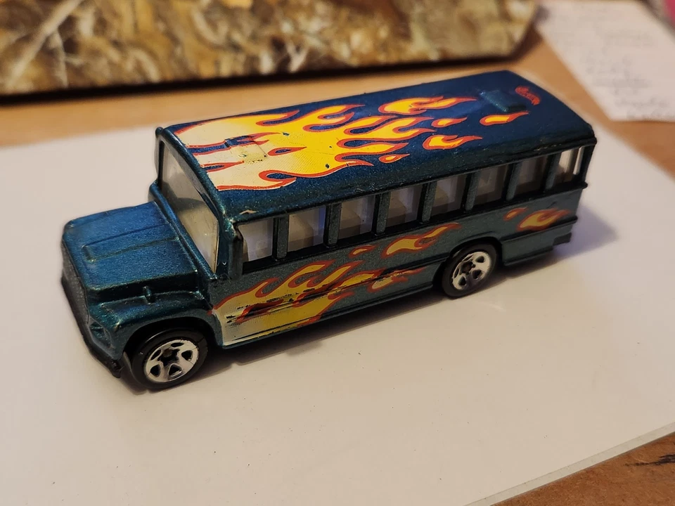 风火轮/火柴盒巴士(BOX #47)城市灰狗双层学校 — 第 1/1 张图片