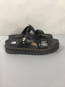 Dr. Martens Air Wave Myles Leather Double Buckle Slip On Men’s Sandals Size 13 - Picture 1 of 14