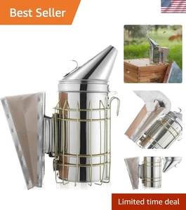 Ahumador de colmena ligero con protector térmico - acero inoxidable y manejo seguro - Imagen 1 de 8
