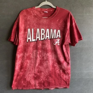 Tinte grande Alabama Crimson Tide vintage Hanes Tye - Imagen 1 de 6