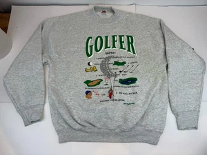 Sudadera De Colección Golfista Definición Para Hombre XL Cuello Redondo Pullover Golf Humor Camisa - Imagen 1 de 12