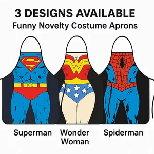 Delantal Superhéroe Cocina Chef Novedad Cocina Barbacoa Divertidos Delantales Marvel Vengadores Reino Unido - Imagen 1 de 15