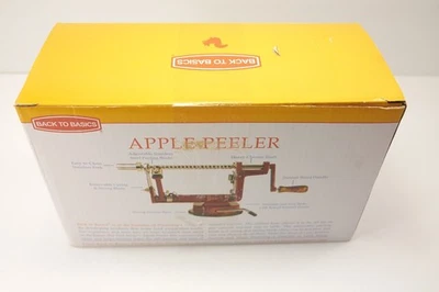 Back To Basics Apple Potato Peeler Slicer Corer Kitchen Gadget New Open Box - Image 1 of 4