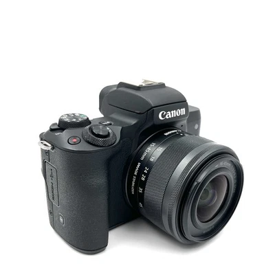 Canon EOS M50 Mark II Kamera + 15-45mm IS STM - Refurbished sehr gut - Garantie - Bild 1 von 4