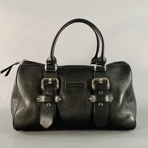 LONGCHAMP x KATE MOSS Handtasche schwarz silber Leder Top Griffe - Bild 1 von 10