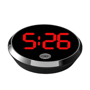 Orologio Digitale Auto Mini - Orologio Tondo per Veicoli Con Display LCD | Displ - Foto 1 di 12