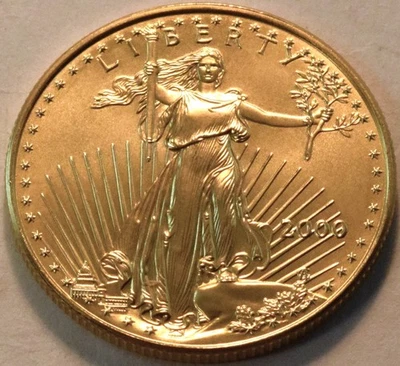 2000 $25 Uncirculated 1/2 oz. American Gold Eagle, Scarce Date Half Ounce Coin - Image 1 of 4
