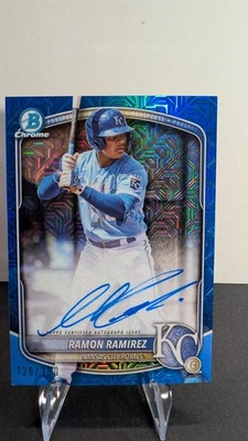 2025 Topps Bowman Chrome Ramon Ramirez AUTO /150, Royals (AU) - Image 1 of 2