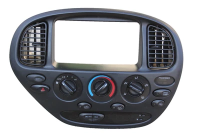 Toyota Tundra 2000-2006 tablero radio control de clima bisel centro aire acondicionado moldura de madera OEM Foto 1 de 4