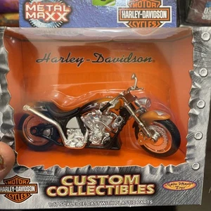 NIB Sealed Harley-Davidson Metal Maxx Custom Collectibles 1:17 Die Cast đŸ¤˜sealed - Picture 1 of 2
