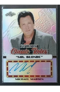 2020 Leaf "Classic Roles" Michael Madsen #16/50 Auto. Mr. Blonde Reservoir Dogs  - Bild 1 von 2