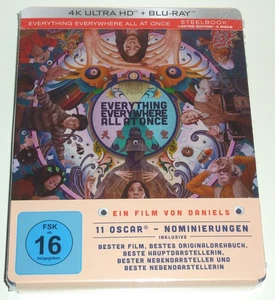 EVERYTHING EVERYWHERE ALL AT ONCE 4K UHD BLU-RAY STEELBOOK 2-DISC NEU & OVP RARE - Bild 1 von 2