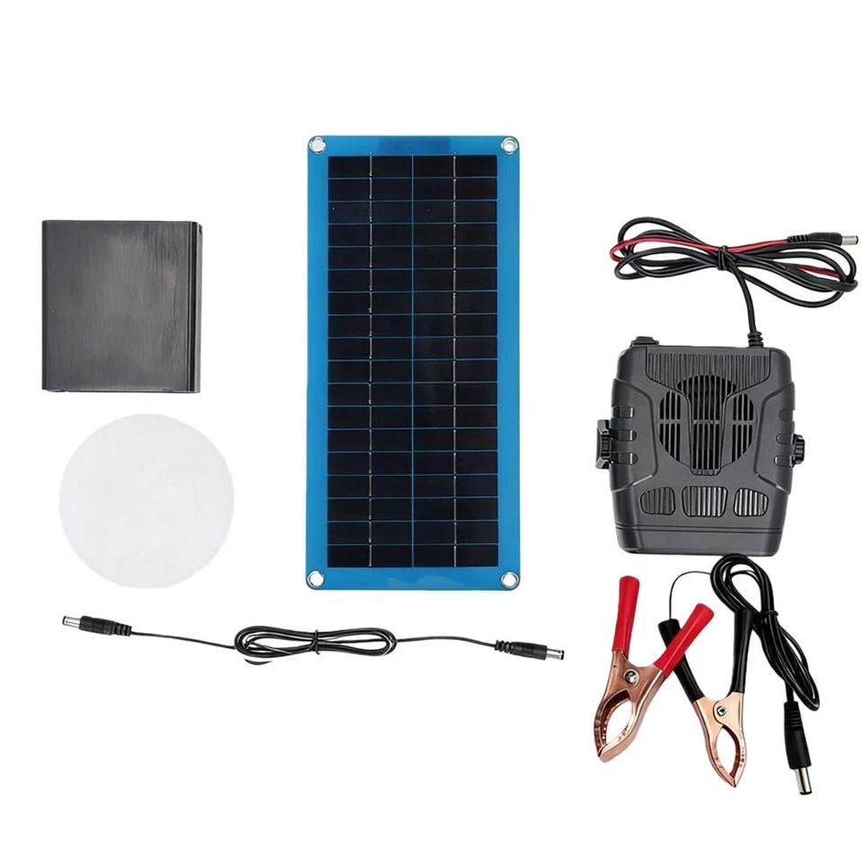 30W Portable Solar Car Heater for Small Greenhouse and Animal Shelters - Image 1 of 4