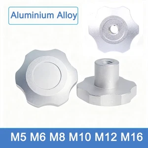 Manopola a stella esagonale M5 M6 M8-16 in lega di alluminio dado pollice vite impugnatura manopola - Foto 1 di 6