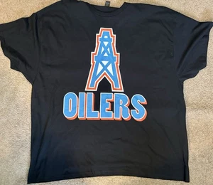 Houston/Tennessee Oilers (2025) T-Shirt Gildan schwarz 3XL - neu ohne Etikett - NFL Football - Bild 1 von 2