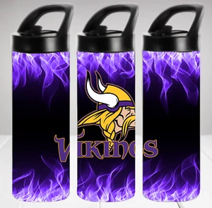 Minnesota Vikings inspiriert 20 Unzen Edelstahl Thermo Wasserflasche - Bild 1 von 1