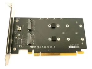 MSI M.2 XPANDER-Z SSD PCIe Expansion card (no Screws) - Picture 1 of 1