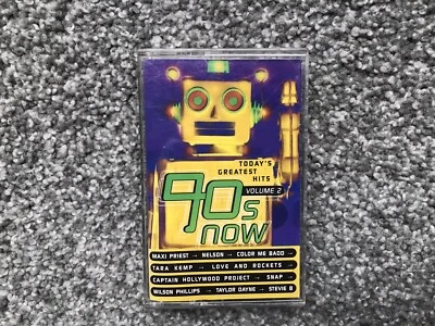 90s NOW Volume 2 K-TEL Cassette Snap Wilson Phillips  Color Me Badd Etc. VG Cond - Image 1 of 4