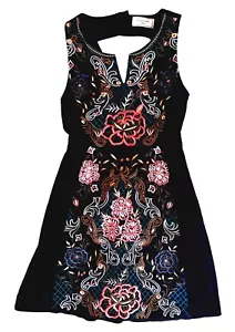 MOULINETTE SOEURS - FOR ANTHROPOLOGIE - Embroidered Floral Sheath Dress- Size: 0 - Picture 1 of 8