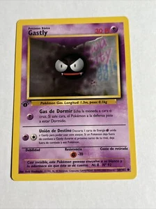 SPANISH Gastly - 1st Edition Edicion - 50/102 Base Set Pokemon - NM - Picture 1 of 2