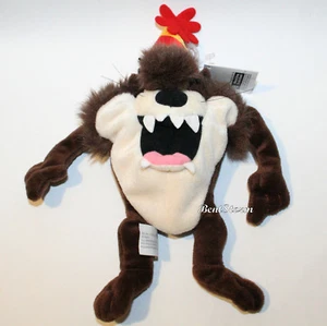 Bolsa de frijoles de cumpleaños del diablo de Tasmania "TAZ"" Warner Bros Looney Tunes juguete de peluche nuevo con etiquetas - Imagen 1 de 1