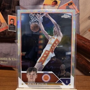 2023 Matas Buzelis Topps Chrome McDonald’s RC #3 AA Refractor Hot SSP!
