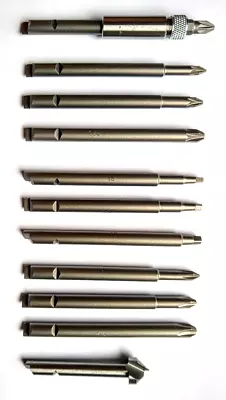 STANLEY YANKEE 130A & 130B - SET OF 11 SCREWDRIVER BITS - Image 1 of 4