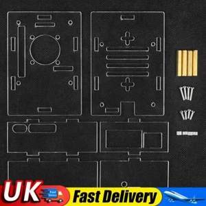 For Raspberry Pi 5 Acrylic Case Protective Shell Transparent Case(model A) UK - Bild 1 von 11