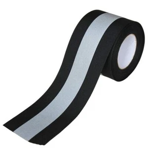 2" x 16Ft Silver Sew On Reflective Tape for Clothing Fabric Webbing Trip Strip - Picture 1 of 5