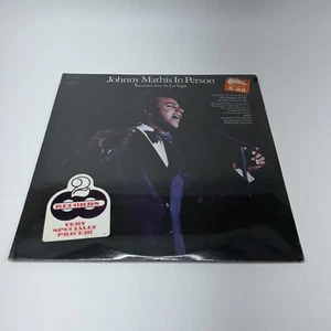 Johnny Mathis In Person, Recorded Live At Las Vegas, 12” Vinyl Record, NEW - Picture 1 of 6