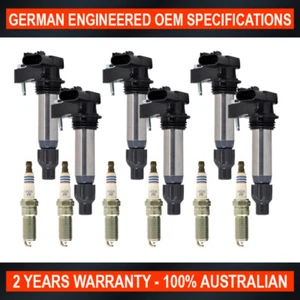 Ignition Coil & Spark Plug Set for Suzuki Grand Vitara JT Prestige 3.2L V6 4WD - Picture 1 of 4