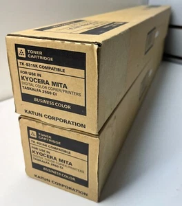 Katun Compatible Kyocera Mita TK-8315K Black Toner Cartridge x2 - Picture 1 of 2