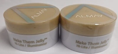 2pc ALMAY MAKE THEM JELLY HI-LITE/ILLUMINATEUR 004 24K DREAM 0.58oz NEW & SEALED - Image 1 of 3