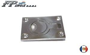 Anneau Cuvette Sans Ressort 63x45mm inox 316 - A4 ( Lève Plancher, Poignée )-- - Imagen 1 de 4