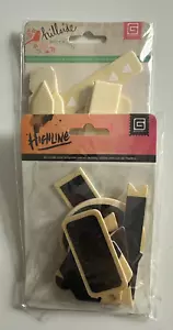 Basic Grey Mixed Lot of Hillside Veneer Plant Stakes & Highline Wood Die Cuts - Picture 1 of 5