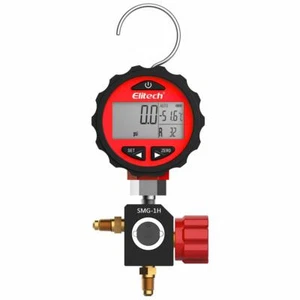 Elitech SMG-1H Refrigeration HVAC Digital Pressure Gauge Single Manifold Gauge - Picture 1 of 7