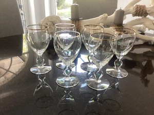 6xIrish Coffee Gläser mit Kleeblatt und Goldrand Vintage/Retro Regal:3 - Bild 1 von 3