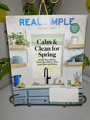 Real Simple Magazine April 2022 Calm & Clean for Spring - Image 1 of 2