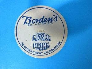 VTG. LOT 5 BORDEN'S  MISSION DRINK (ORANGE) CAP PULL TABS SOUTHERN DIV.  UNUSED - Picture 1 of 3