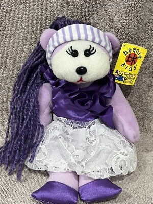Beanie Kids Collectables Bears Kayla The Purple Girl Bear - 25.01.11 - With Tags - image 1 of 4