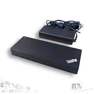 Lenovo ThinkPad Thunderbolt 3 Dock 40AC USB-C Ladestation⚡️ inkl. 135W Netzteil - Afbeelding 1 van 9