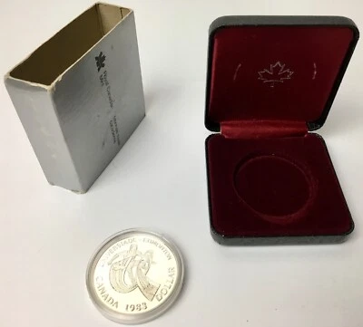 *CANADA* o.g.p. uncirculated "1983 EDMONTON GAMES SILVER $1 COIN SET" - Image 1 of 4
