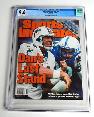 Banca de jornal Dan Marino CGC 9.6 1999 Sports Illustrated - Imagem 1 de 2