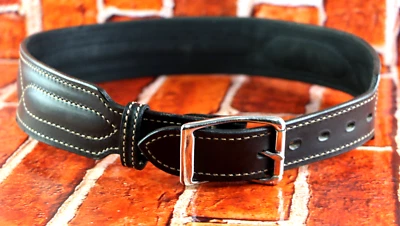 Cinturón pistola BIANCHI 1800B cuero negro talla 32 largo 2-1/4" grueso Foto 1 de 4